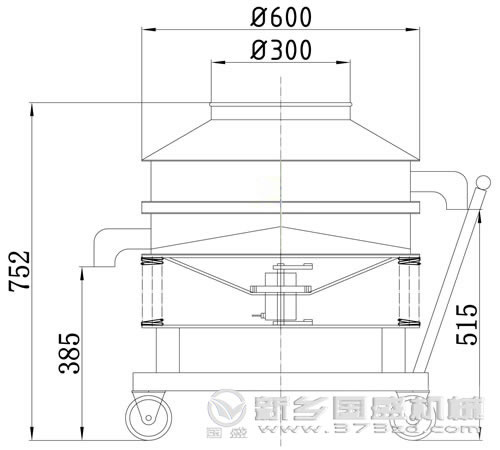 圓形高頻篩結構 圓形高頻篩結構圖